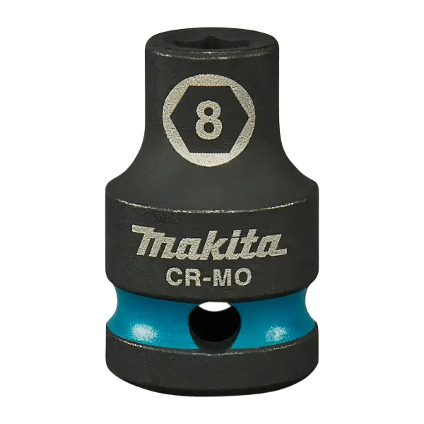 Makita 8 x 38 mm 1/2" Impact Black Krachtdop - E-16047