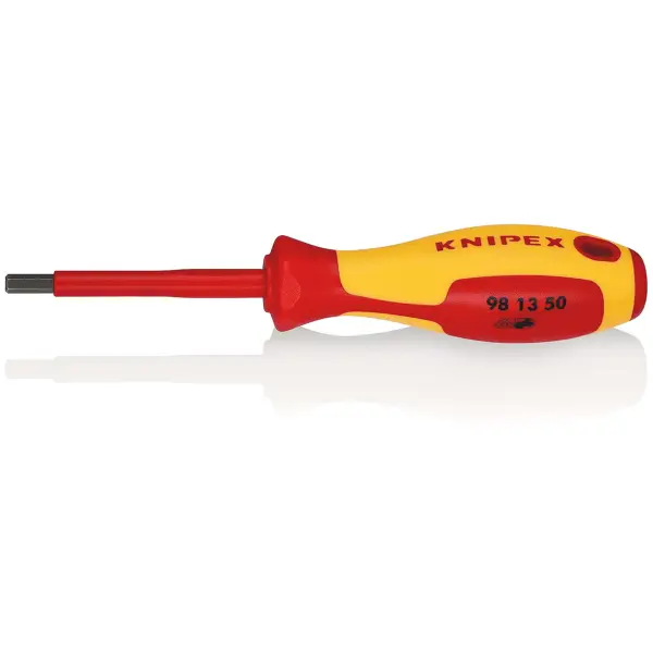 Knipex 190 mm Schroevendraaier voor binnenzeskantschroeven - VDE - 98 13 50