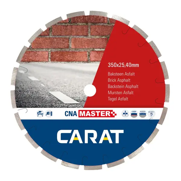 Carat Diamantzaag baksteen / asfalt CNAM Ø 300 mm, asgat 25,40 mm - CNAM300400