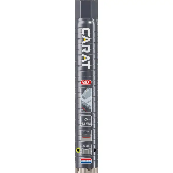 Carat Diamantboor laser beton dry Ø 112 mm, lengte 300 mm, 5/4"UNC - ED11230020