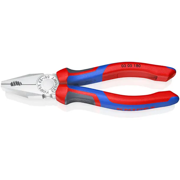 Knipex 12 mm 180 mm Kombitang - comfortgreep - capaciteit - 03 05 180