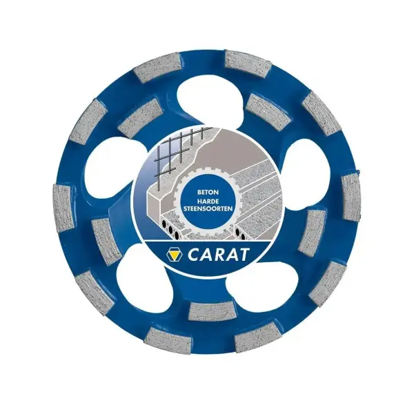 Carat CUBD MASTER DUSTEC® Slijpkop voor beton & hard steen Ø125 x 25,00mm - CUBD1259C0