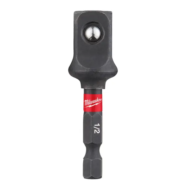 Milwaukee ¼" ½" SchockWave™ Krachtdop Adapter Zeskant - Vierkant - 4932478803