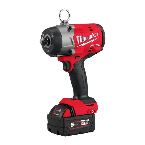 Milwaukee M18 FUEL™ FHIW2P12-502X Accu slagmoersleutel 1220Nm 1/2" borgpin 18V 5.0Ah in HD-Box - 4933492786