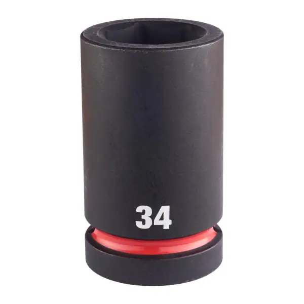Milwaukee 34 mm 1" Krachtdop lang - ShockWave™ - 4932480428