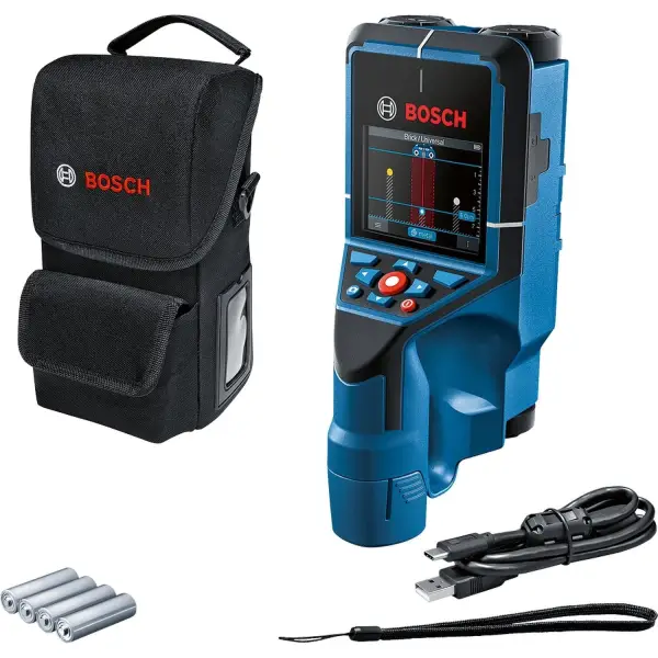 Bosch Professional D-TECT 200 C Accu muurscanner 200mm 12V Basic body met batterijen in beschermtas - 0601081600