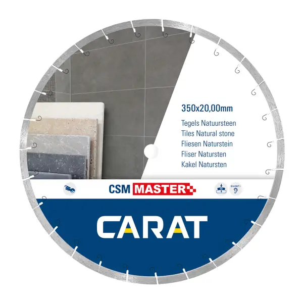 Carat Diamantzaag tegels CSMM Ø 350 mm, asgat 20,00 mm - CSMM350200