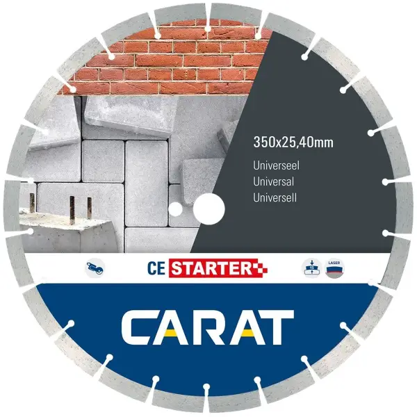 Carat Diamantzaag universeel CES Ø 400 mm, asgat 20,00 mm - CES4002000