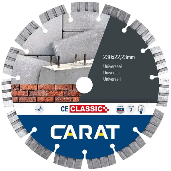 Carat Diamantzaag universeel CEC Ø 180 mm, asgat 22,23 mm - CEC1803000