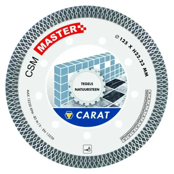 Carat 125x22,23mm MASTER Diamantschijf natuursteen/tegels - CSM - CSMM125300