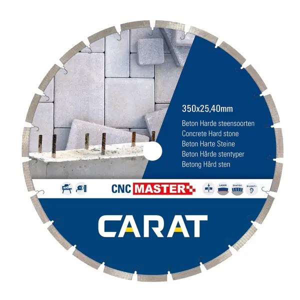 Carat Diamantzaag beton CNCM Ø 450 mm, asgat 25,40 mm - CNCM450400