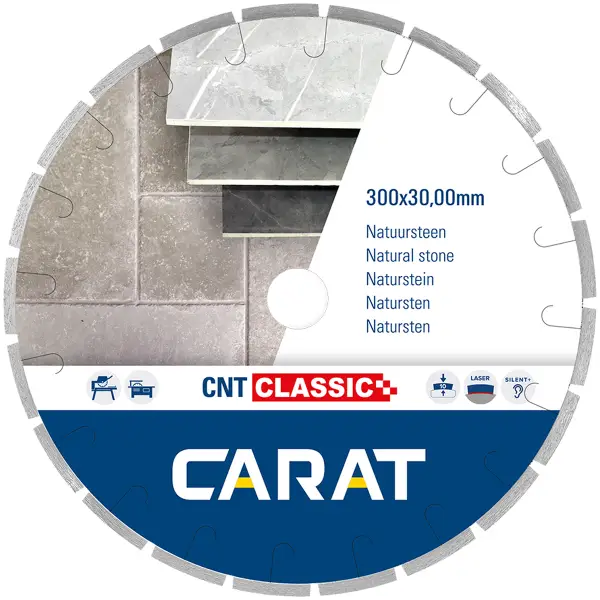 Carat Diamantzaag natuursteen CNTC Ø 300 mm, asgat 30,00 mm - CNTC300500
