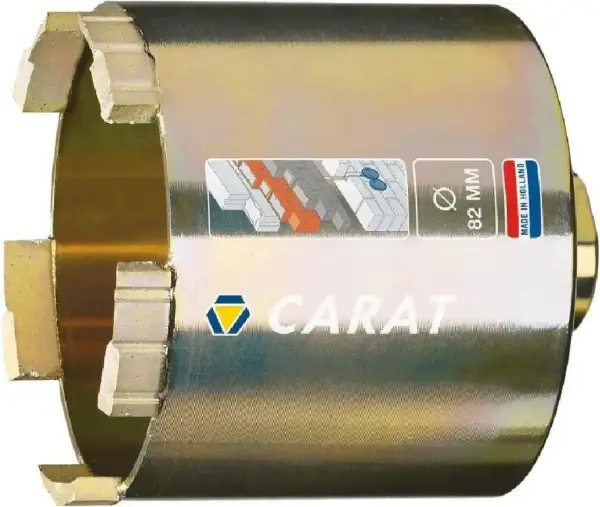 Carat Ø82 x 60mm M16 DUSTEC® SUPER Dozenboor voor droog gebruik - HTS082604S