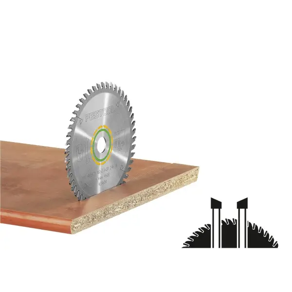 Festool Ø 225mm Asgat 30mm 48T Cirkelzaagblad voor Hout | Wood Fine Cut - 488289