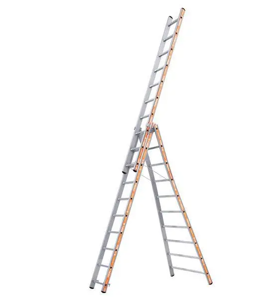 Little Jumbo 3x12 Reformladder met uitgebogen bomen - 1201253012