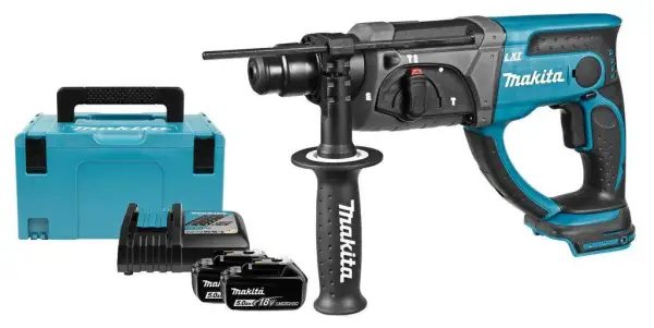 Makita DHR202RTJ Accu combihamer SDS-Plus 1,9J 18V 5.0Ah in Mbox
