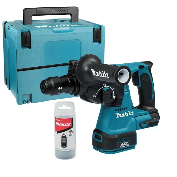 Makita DHR243ZJ Accu combihamer SDS-Plus 2,0J + snelwisselboorkop 18V Basic Body in Mbox