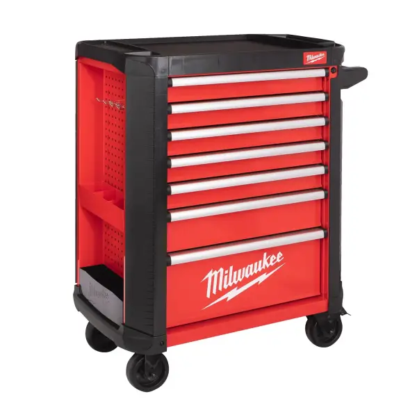 Milwaukee TOOLGUARD™ Stalen gereedschapswagen 78 cm rood - 7 lades - SRC30-1 - 4932478849