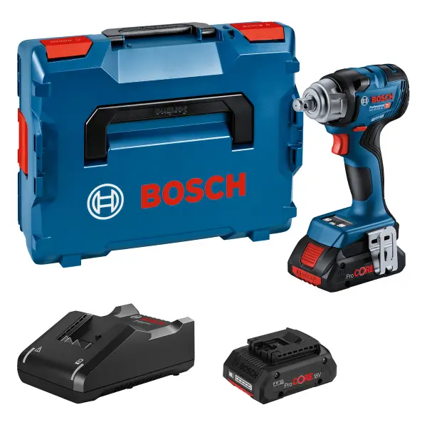 Bosch Professional PRO GDS 18V-330 HC Accu slagmoersleutel 330Nm 1/2" 2x ProCore 4.0Ah + CoMo - 06019L5002
