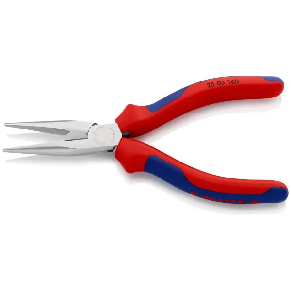 Knipex 160mm Radiotang recht + zijsnijder met comfortgrepen | verchroomd - 25 05 160