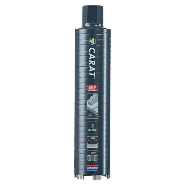 Carat Ø162 x 300mm MASTER Laser beton DRY diamantboor 5/4" UNC - ED - ED16230020