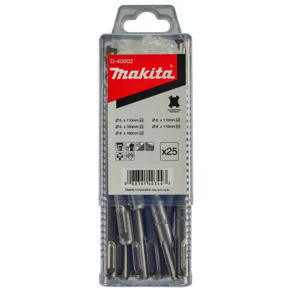 Makita 25-delig Betonboorset - B2S: - D-40602
