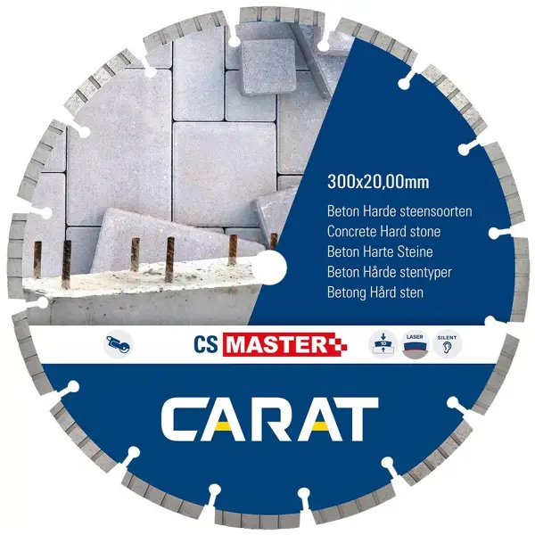 Carat Diamantzaag beton CSM Ø 350 mm, asgat 20,00 mm - CSM3502000