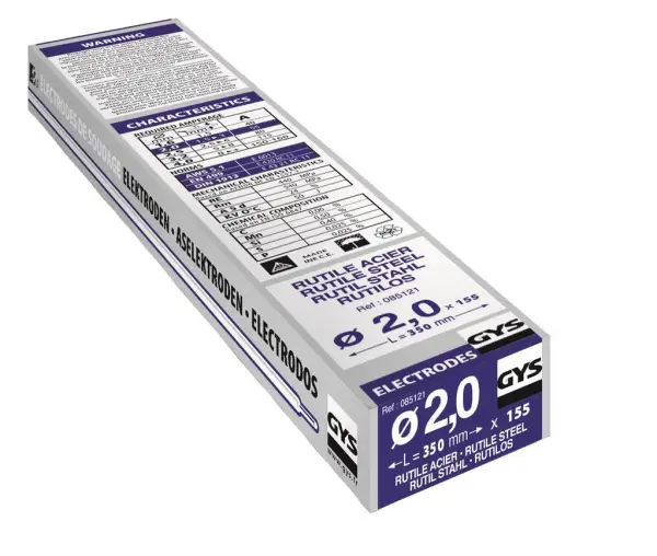 GYS O2.0mm Elektrodes staal (x155) - 5193085121