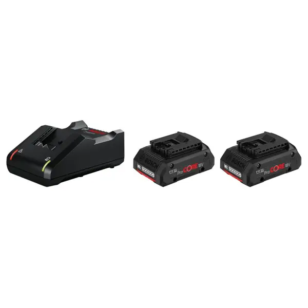 Bosch Professional Starterset 2x Accu 18V 4.0Ah ProCORE18V AMPShare + Lader GAL 18V-40 - 1600A01BA3