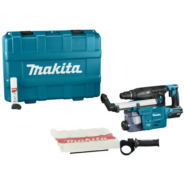 Makita HR008GZ03 Accu combihamer SDS-Plus 3,9J + stofafzuiging XGT 40V Max Basic Body in koffer
