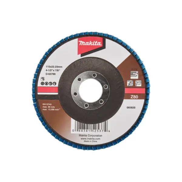 Makita K80 115mm Lamellenschijf (10 stuks) - D-63769-10