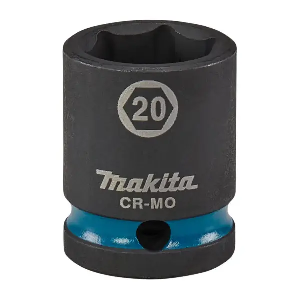 Makita 20 x 38 mm 1/2" Impact Black Krachtdop - E-16162