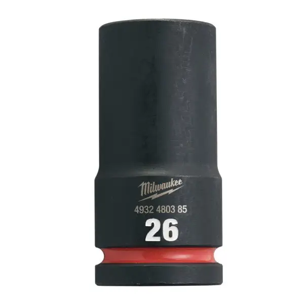 Milwaukee 26 mm 3/4" Krachtdop lang - ShockWave™ - 4932480385