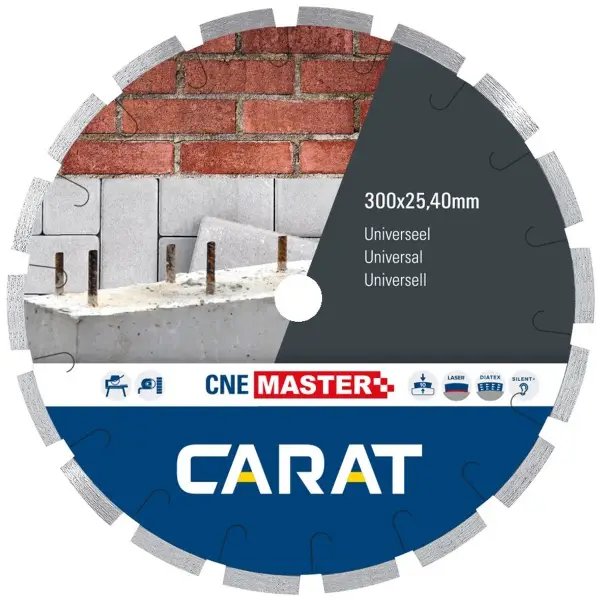 Carat Diamantzaag universeel CNEM Ø 400 mm, asgat 25,40 mm - CNEM400400