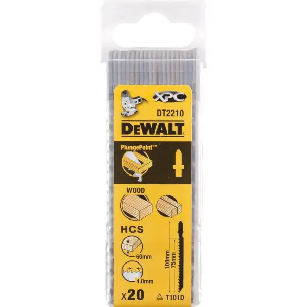 DeWALT Decoupeerzaagblad voor Hout (20 stuks) - T 101 D - DT2210