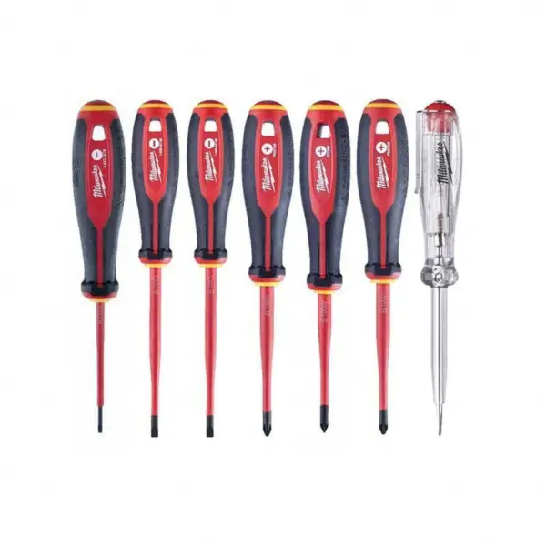 Milwaukee 7-delig Tri-Lobe VDE Schroevendraaier PZ SET - 4932478738