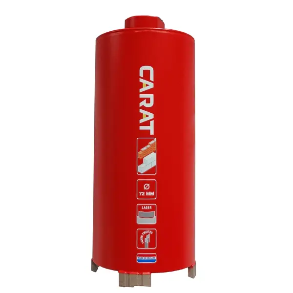 Carat Droogboor Dustec Ø 72 mm, lengte 150 mm, M16, 4 segmenten - HTM0721504