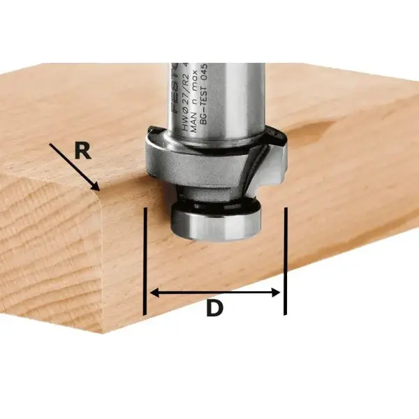 Festool R3 27,0mm Freesbit Afrondfrees - HW R3-OFK 500 - 490093