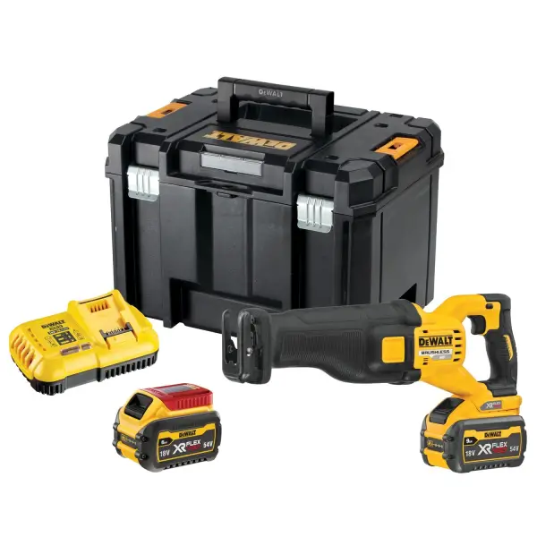 DeWALT DCS389X2 Accu Reciprozaag 54V XR Flexvolt 9,0Ah in TSTAK