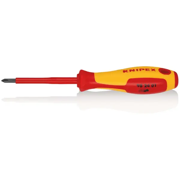 Knipex 185 mm Schroevendraaier voor kruiskopschroeven Phillips® - VDE - 98 24 01