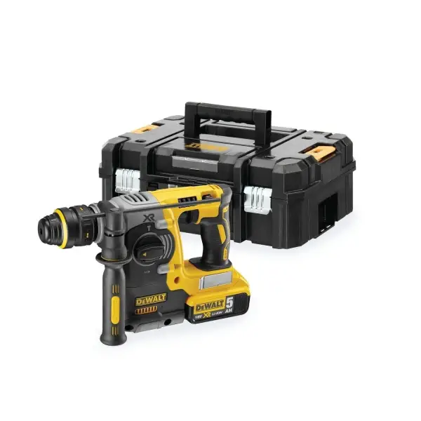 DeWALT DCH274P2T Accu combihamer SDS-Plus 2,1J + snelwisselboorkop 18V XR 5.0Ah in TSTAK