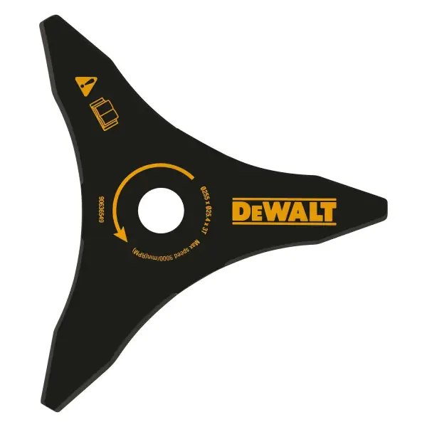 DeWALT 25cm Grastrimmerblad 3 messen voor DCM571 - DT20653