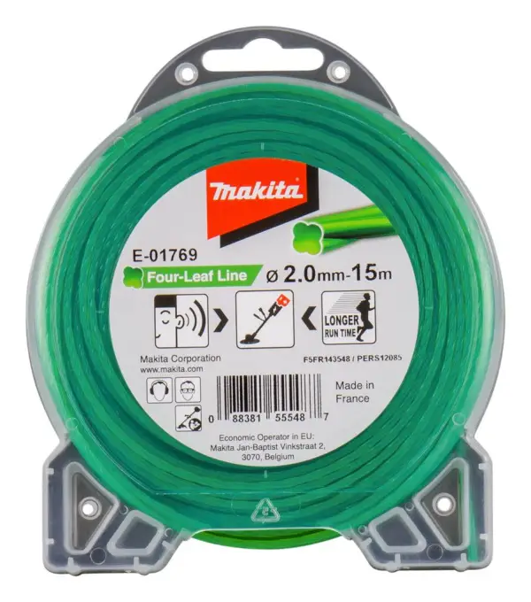 Makita Maaidraad 2x15mtr groen - E-01769