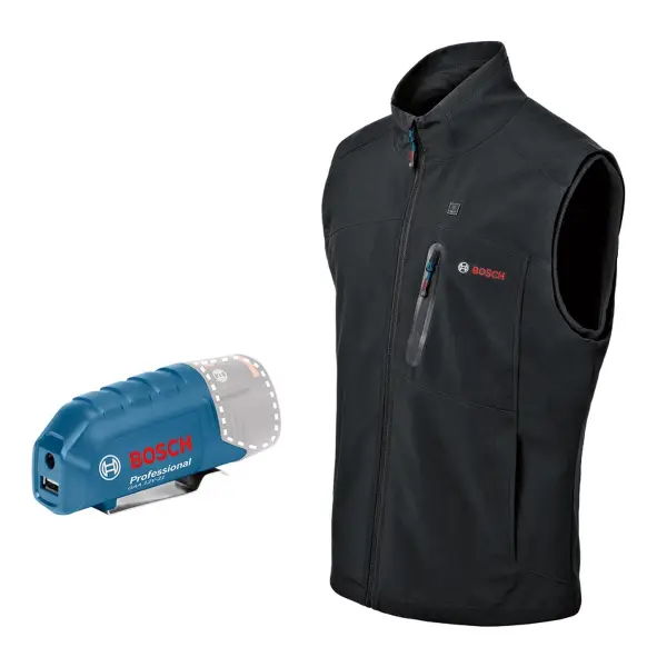 Bosch Professional PRO GHV 12+18V XA L Verwarmde bodywarmer zwart - 06188000EC