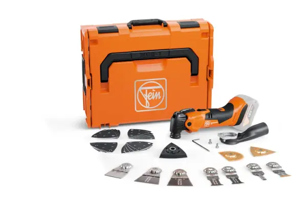 Fein Multimaster AMM 500 PLUS TOP Accu multitool + accessoires 18V AMPShare Basic Body in L-Boxx - 71293863000