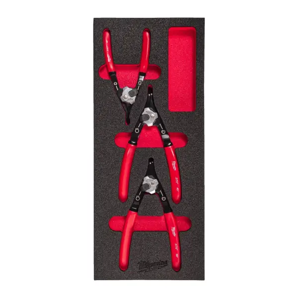 Milwaukee 3-delig Foam inlay borgeveertangenset - TOOLGUARD™ - 4932493632