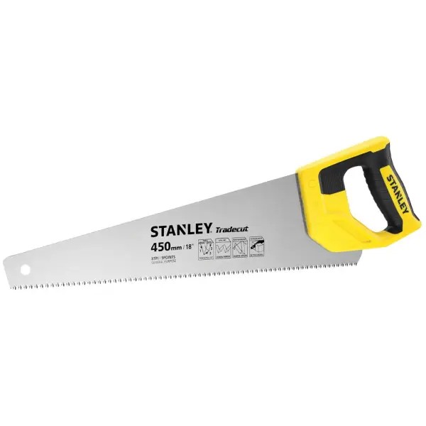Stanley 450mm Houtzaag Tradecut Universal 8 TPI - STHT20354-1