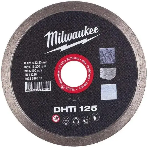 Milwaukee DHTi 125 x 22,23 x 2,1 mm Diamantschijf - 4932399553