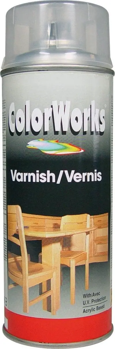 Colorworks Spuitbus Vernis Acryl Hoogglans 400 ML