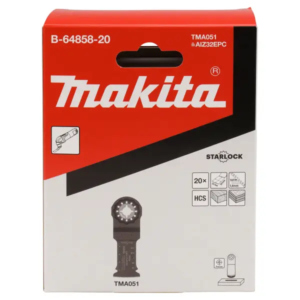 Makita 32mm Invalzaagblad hout 20 stuks - TMA051 - B-64858-20